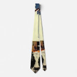 Vintage Dairy Farm with Holstein Cows ties