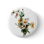 *Vintage Daisy* Flower Art buttons