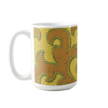 Vintage Damask Detail (4) Mugs