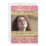 Vintage Damask/Graduations Party Invitations