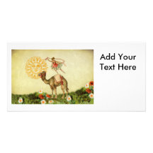 Vintage Dancer on a Camel Photo Cards