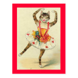 Vintage Dancing Kitty Post Cards