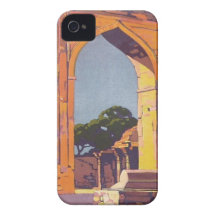 Vintage Delhi India Railways iPhone 4 Cover