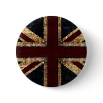 vintage design Union Jack button