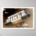 Vintage Diner Sign posters