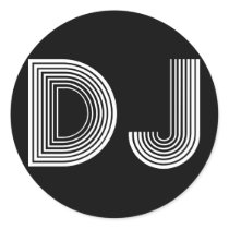 vintage DJ Sticker