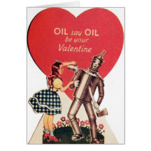 Vintage Dorothy and Tin Man Valentine's Day Card