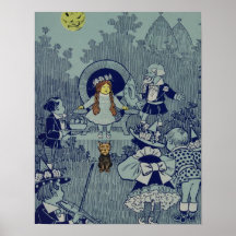 Vintage Dorothy in the Wizard of Oz Print