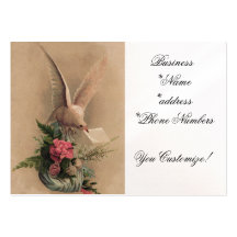 Vintage *Dove Delivery* Business Cards