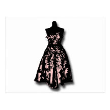 Vintage Dress Postcards