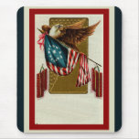 Vintage Eagle and Flag Mousepad