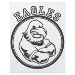 Vintage Eagles Mascot Flyer