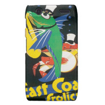 Vintage East Coast Frolics Droid RAZR Cases