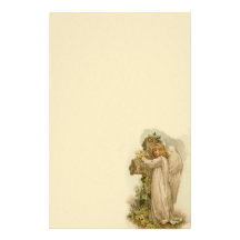 Vintage Easter Angel Stationery