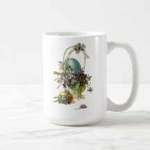 Vintage Easter Basket Coffee Mugs