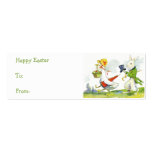 Vintage Easter basket gift tags business cards