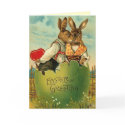 Vintage Easter Bunny Card
