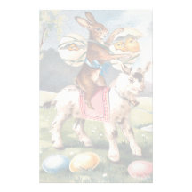 Vintage Easter Bunny Stationery