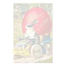 Vintage Easter Bunny Stationery