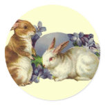Vintage Easter Bunny Sticker