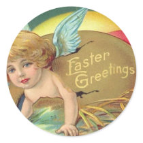 Vintage Easter Card (14) Sticker