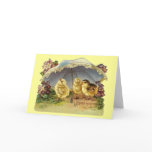 Vintage Easter Chicks & Parasol cards