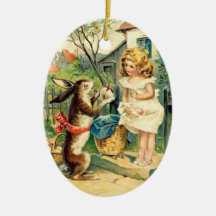 Vintage : easter - christmas tree ornament