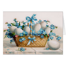 Vintage Easter Egg Greeting Card