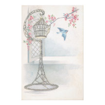 Vintage Easter Floral Stationery
