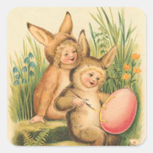 Vintage Easter Stickers