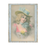 Vintage Edwardian Lady in Blue1900s