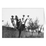 Vintage Edwardian Women Greeting Card