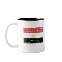 Vintage Egypt Flag Mug