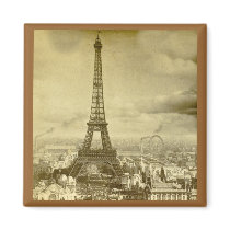 Vintage Eifel Tower Paris France  1889 Refrigerator Magnets