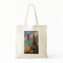 Vintage Eiffel Tower Tote Bag