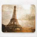 Vintage Eiffel Tower Mouse Pad mousepads