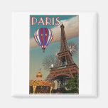 Vintage Eiffel Tower Refrigerator Magnets