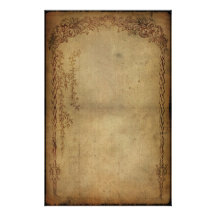 Vintage Elegance Dark Custom Stationery