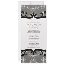 Vintage Elegant Anniversary Party Invitation