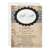 Vintage Elegant Anniversary Party Invitation