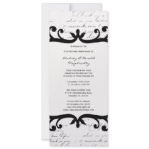 Vintage Elegant Anniversary Party Invitation