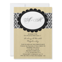 Vintage Elegant Anniversary Party Invitation