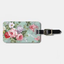 Vintage Elegant Pink Red Roses Pattern