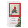 Vintage Elf Personalised Photo Card