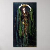 Vintage Ellen Terry as Lady Macbeth Print