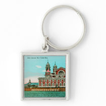 Vintage Ellis Island, New York City Key Chain