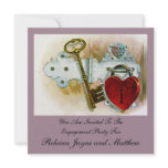 Vintage Engagement Celebration Personalized Invite