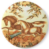Vintage Equestrian Horse Button