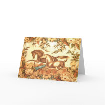 Vintage Equestrian Horse Invitation Card 2