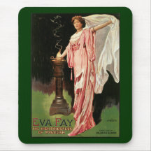 Vintage Eva Fay, The High Priestess of Mysticism Mouse Pad